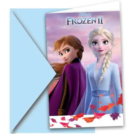 Disney Frozen II, Frozen Party Invitation 6 buc poza produsului