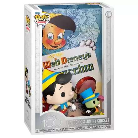 Disney POP! Poster film & figurină Pinocchio 9 cm poza produsului