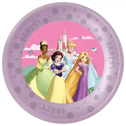 Disney Princess Create Your World micro premium plastic farfurie pentru cina set 4 piese 21 cm poza produsului