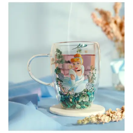 Disney Princess Cinderella Pahar de sticlă cu flori uscate 0.3L poza produsului