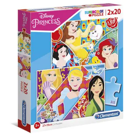 Disney Princess Maxi puzzle 2x20 piese poza produsului