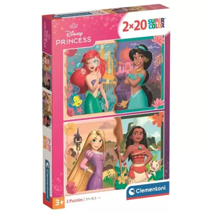 Puzzle Disney Princess 2x20 buc poza produsului