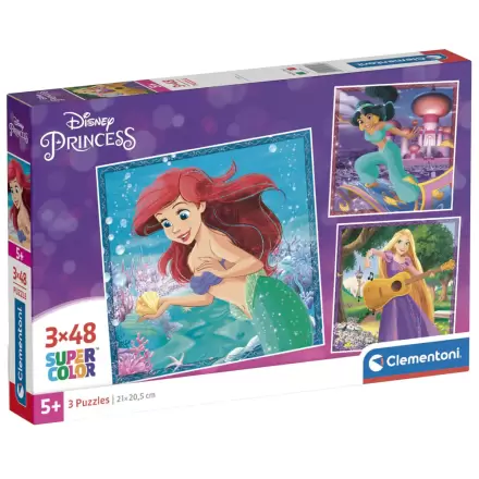 Puzzle Disney Princess 3x48 piese termékfotója