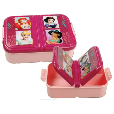 Disney Princess Spring Cutie pentru pranz cu mai multe compartimente, Cutie pentru sandwich poza produsului