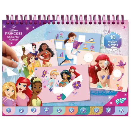 Disney Princess Story Puzzle Sticker and Coloring Set poza produsului