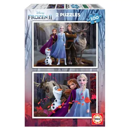 Disney Frozen 2 puzzle 2x100 piese termékfotója