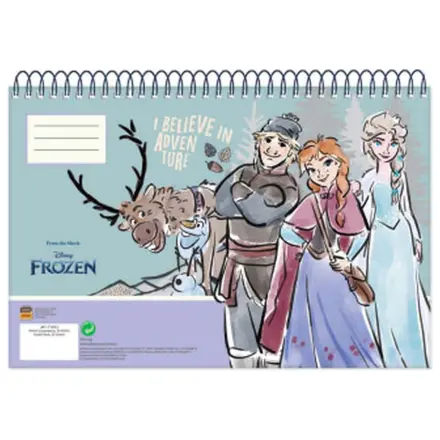 Disney Frozen Adventure A/4 Bloc de desen spiralat 30 foi poza produsului