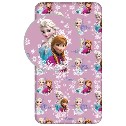 Disney Frozen Duo Sisters Fitted Sheet 90x200 cm poza produsului
