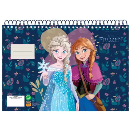 Disney Frozen Explore Bloc de desen spiral A/4, 30 de coli poza produsului