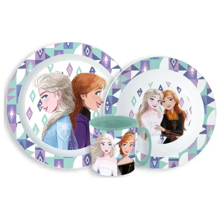 Disney Frozen Set Tacamuri Magic Ice pentru Cina, Set Micro Plastic cu Cana poza produsului