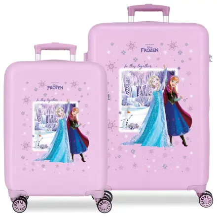Disney Frozen In This Together ABS set 2 piese troler valiza 55/65cm poza produsului