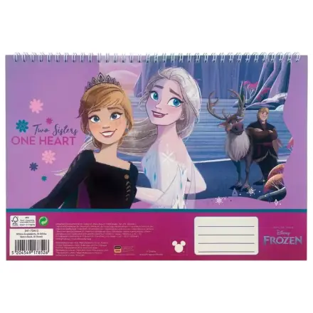 Disney Frozen One Heart A4 Carnet de schite cu spirala, 30 de coli poza produsului