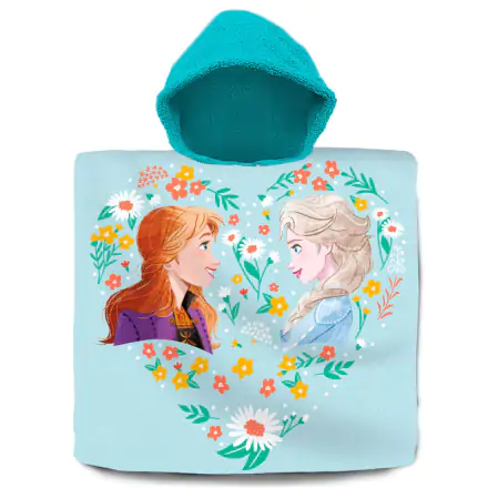 Disney Frozen prosop poncho de bumbac poza produsului