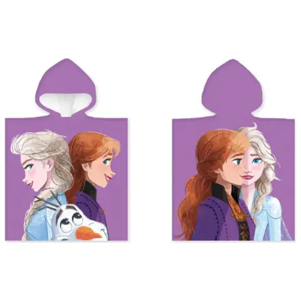 Disney Frozen Prosop de plajă violet poncho poza produsului