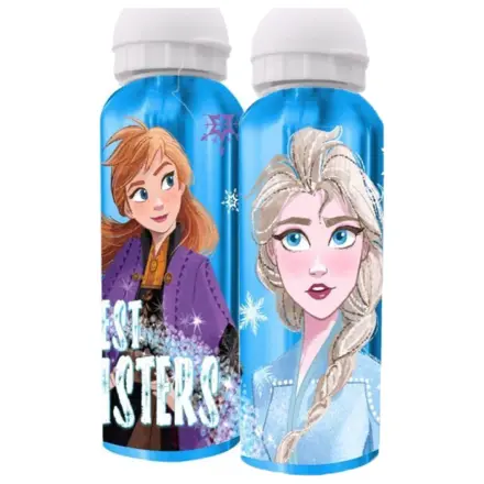 Disney Frozen Sisters Butelie de apa din aluminiu cu capac pentru baut 500 ml poza produsului