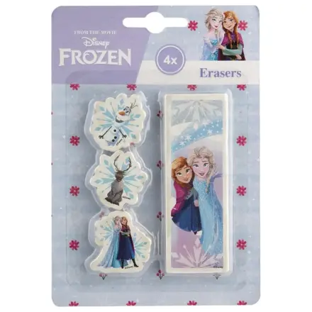 Disney Frozen Sisters Shaped Eraser Set, set de 4 piese de șters în formă poza produsului