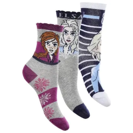 Disney Frozen Sisters Grey sosete copii 31/34 poza produsului