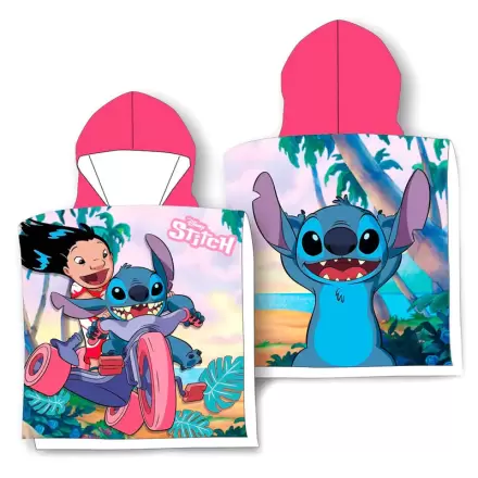 Disney Lilo & Stitch prosop poncho microfibră termékfotója