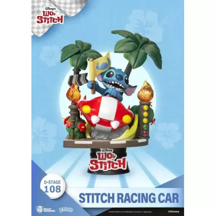 Disney: Lilo & Stitch - Stitch Mașină de curse PVC Dioramă termékfotója