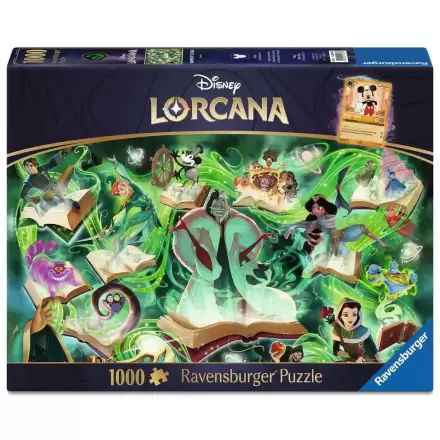 Disney Lorcana Puzzle Glimmers of the Realm: Emerald (1000 piese) poza produsului