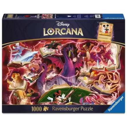 Disney Lorcana Puzzle Glimmers of the Realm: Ruby (1000 piese) poza produsului