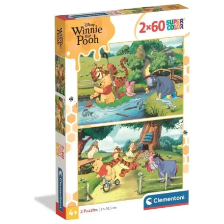 Disney Winnie the Pooh Funny Day 2x60 piese puzzle poza produsului