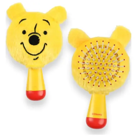 Disney Winnie the Pooh Yellow mini perie de par de plus, pieptene 13 cm poza produsului