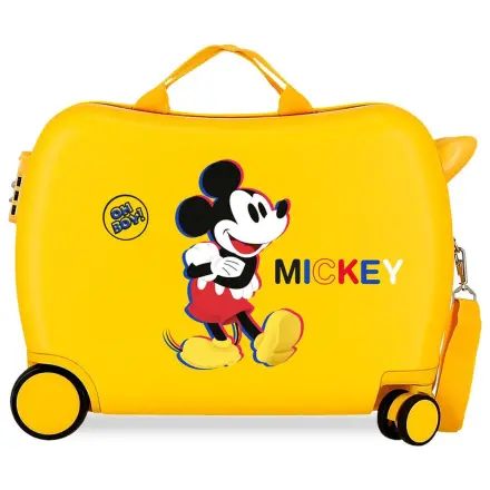 Disney Mickey valiza tip trolley ABS 3D de 50cm poza produsului