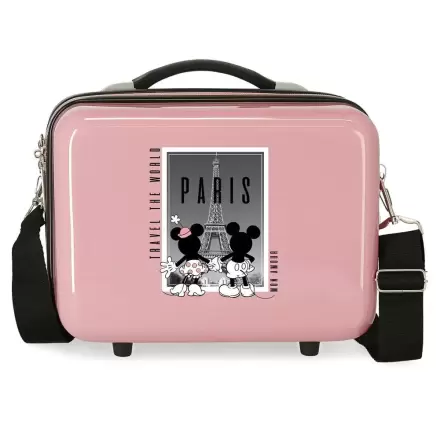 Disney Mickey & Minnie Paris adaptable ABS vanity case TIP machiaj poza produsului