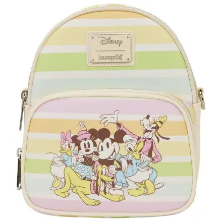 Disney by Loungefly Geanta Crossbody Mickey and Friends Rainbow Stribes poza produsului