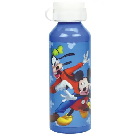 Disney Mickey Blue Sticla de apa din aluminiu cu capac de baut 520 ml poza produsului