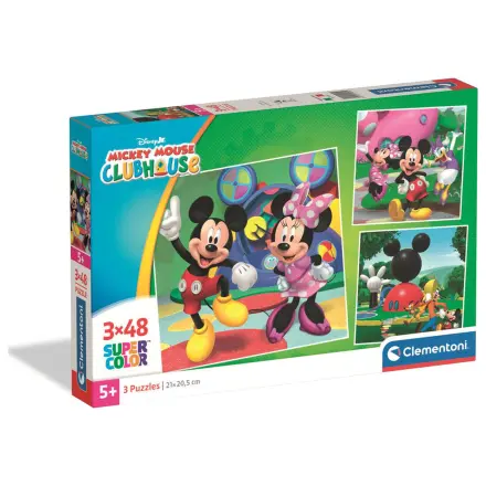 Disney Mickey Mouse Club House puzzle 3x48 piese poza produsului