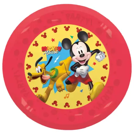 Disney Mickey Jump Into Fun micro premium plastic flat farfurie set de 4 piese 21 cm poza produsului