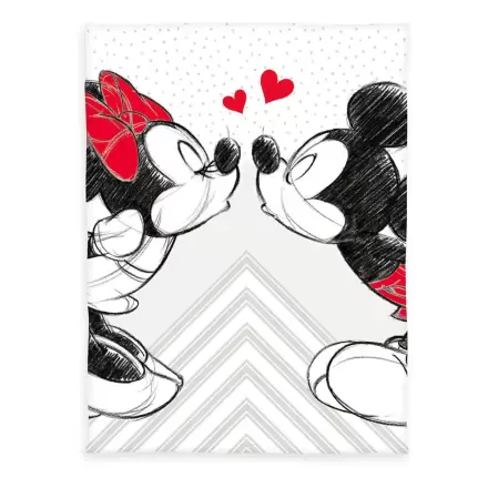 Patura fleece Disney Mickey & Minnie Mouse 150 x 200 cm poza produsului