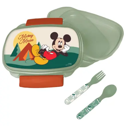 Disney Mickey Nature cutie pentru sandvisuri + set de tacamuri poza produsului