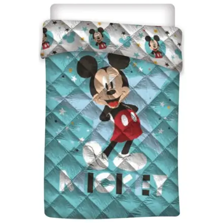 Disney Mickey Pose Blue Quilted Cuvertura de pat poza produsului