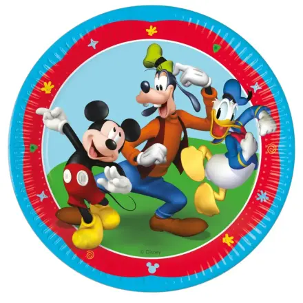 Disney Mickey Rock the House Farfurii de hârtie 8 bucăți 23 cm FSC poza produsului