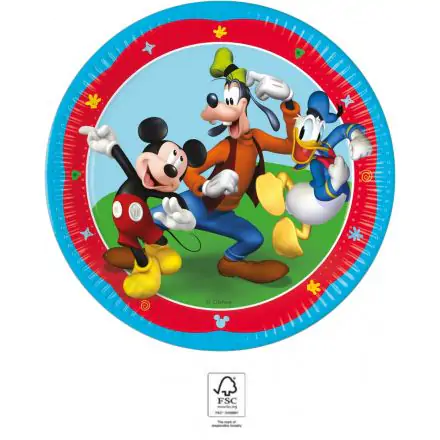 Disney Mickey Rock the House Farfurii de hârtie 8 bucăți 23 cm FSC poza produsului