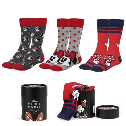 Disney Minnie pachet 3 șosete adult poza produsului