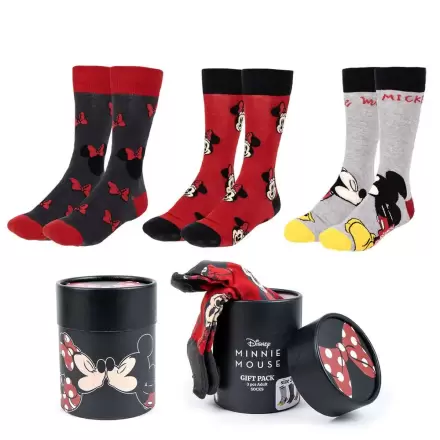 Disney Minnie Set de 3 șosete adult termékfotója