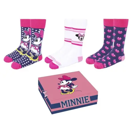 Disney Socks set de 3 perechi Minnie Mouse 36-41 poza produsului