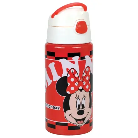 Disney Minnie Bloom sticla de aluminiu cu pai si carlig 500 ml poza produsului