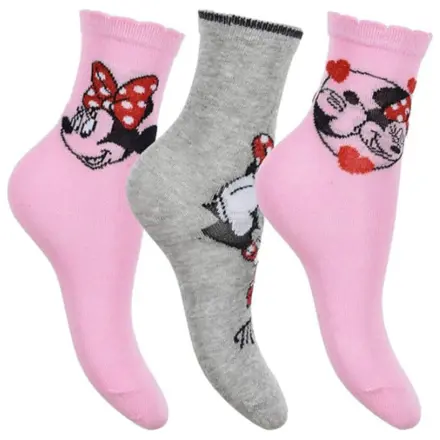 Disney Minnie Mouse Bow Pink șosete pentru copii 31/34 poza produsului