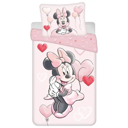 Disney Minnie Heart Balloons Set Husă de Pilotă 140x200cm, 70x90cm poza produsului