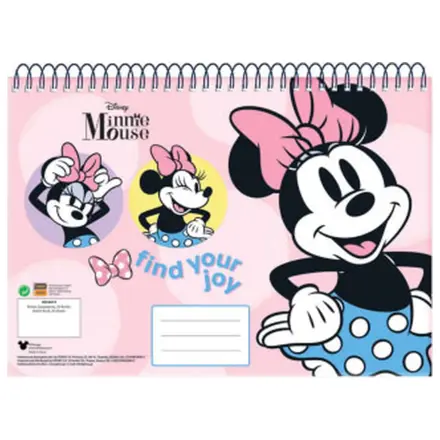Disney Minnie Joy A/4 Bloc de desen spiralat 30 foi poza produsului