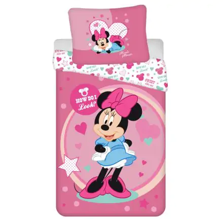 Disney Minnie Microfiber Husa de plapuma 140x200cm, 70x90cm poza produsului