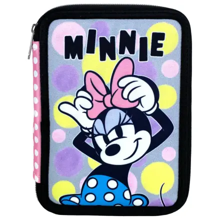 Disney Minnie Pretty in Pink Etui creion dublu etajat umplut poza produsului