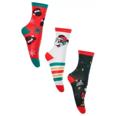 Disney Minnie Skylight Christmas Șosete dama Pachet 36/38 poza produsului