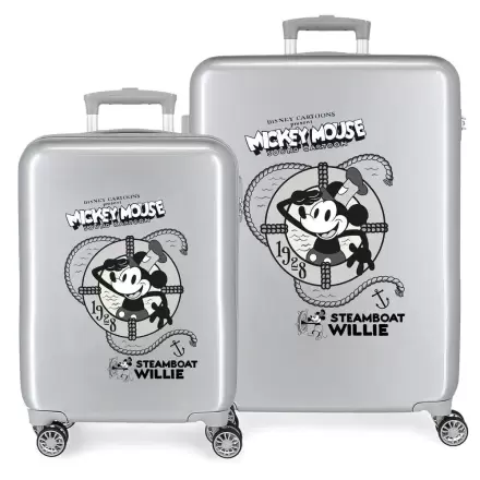 Disney Minnie Steamboad Joyful ABS pachet 2 Trolley Valize termékfotója