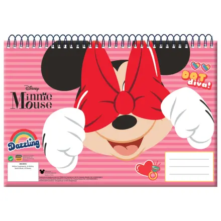 Disney Minnie Wink A/4 Caiet de schițe spiralat, 30 de coli poza produsului